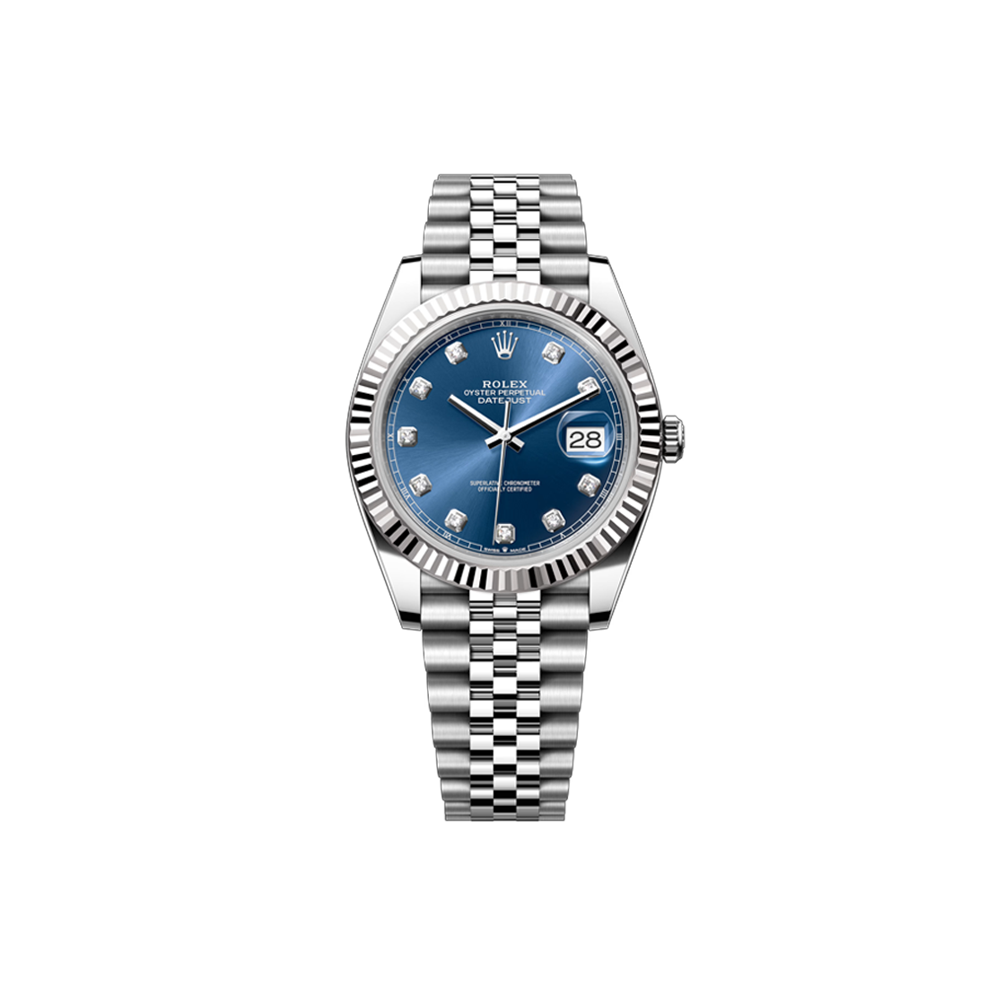 IT7UGDVSKEVC Rolex Datejust 41 - 126334 Blue 10P Jubilee No. 6713