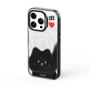 earpearp Dot Black ChiChi Black Wave Label Case+ Case MagSafe