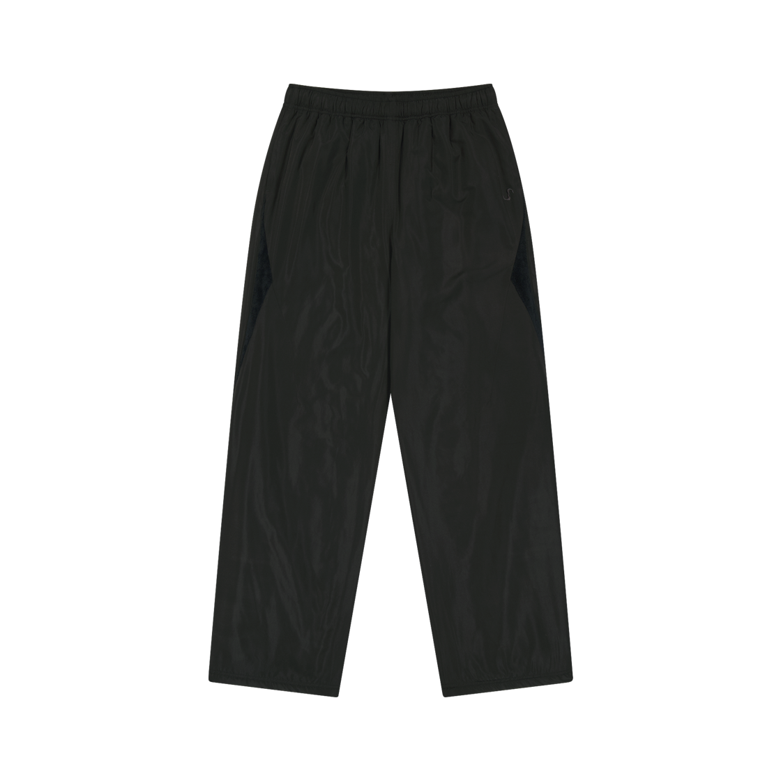 OJ25FWTR003BK OJOS Fleece Lined Nylon Pants Black