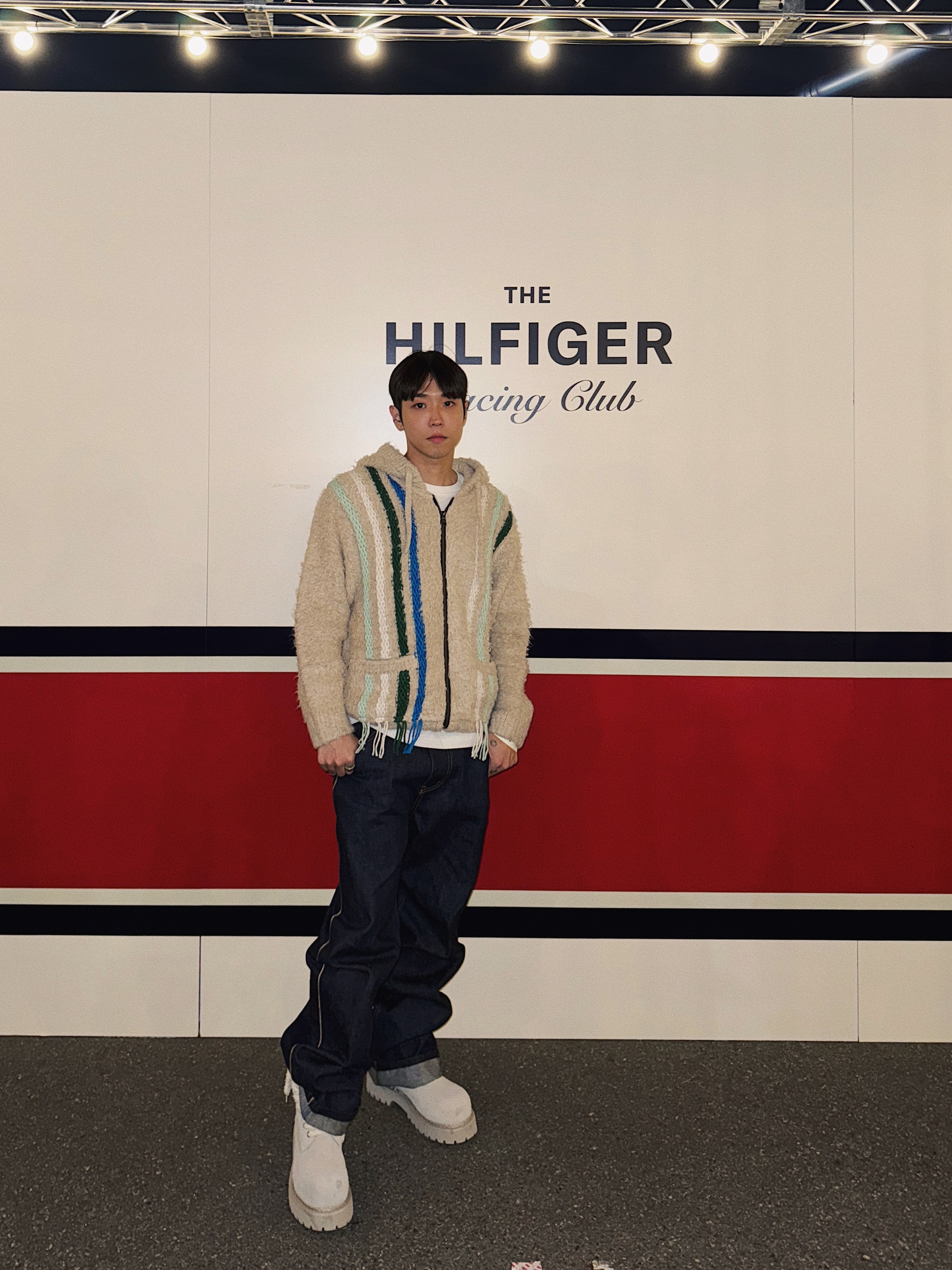 STU Selvedge Denim Pants, LOSTGARDEN x Grailz Route Slate Grey 착용 스타일 - 4
