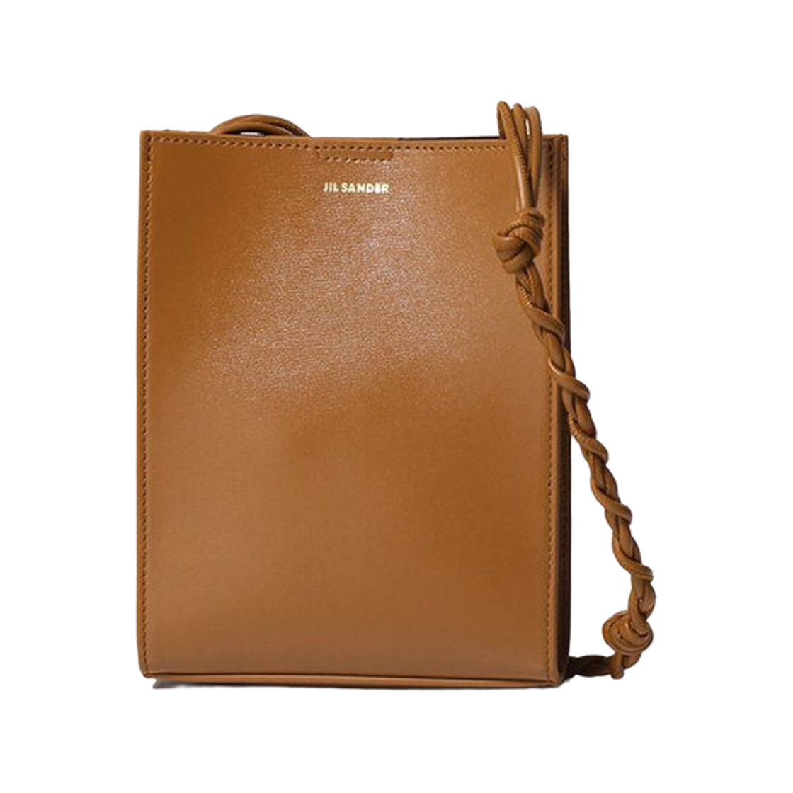JSWU853173-WUB69192N-215 Jil Sander Tangle Small Shoulder Bag Brown