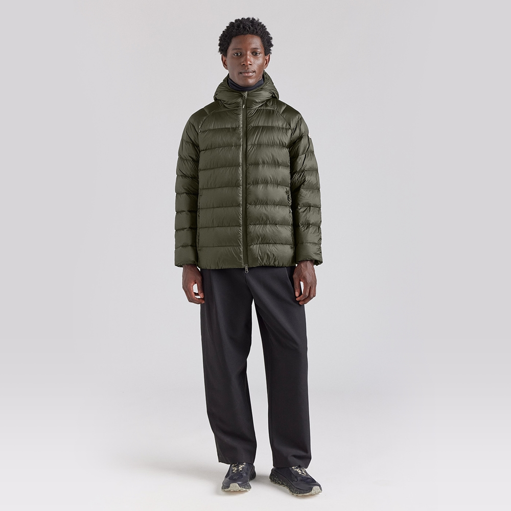 피레넥스 (24FW) 애어리얼 후디드 다운 자켓 - 딥 카키(Pyrenex (24FW) ARIAL Hooded Down Jacket - Deep Khaki) - 2