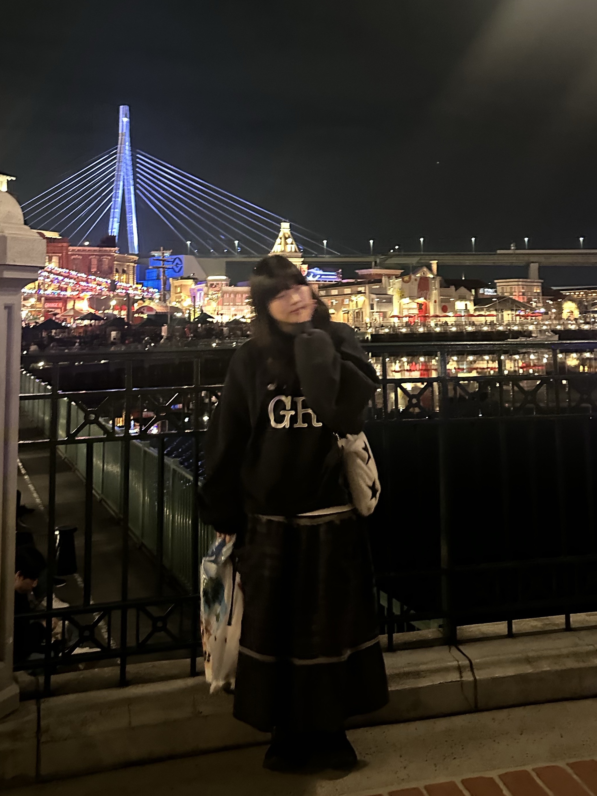 Project G/R I Love GR Hoodie Black - Haus of GR Exclusive 착용 스타일 - 3