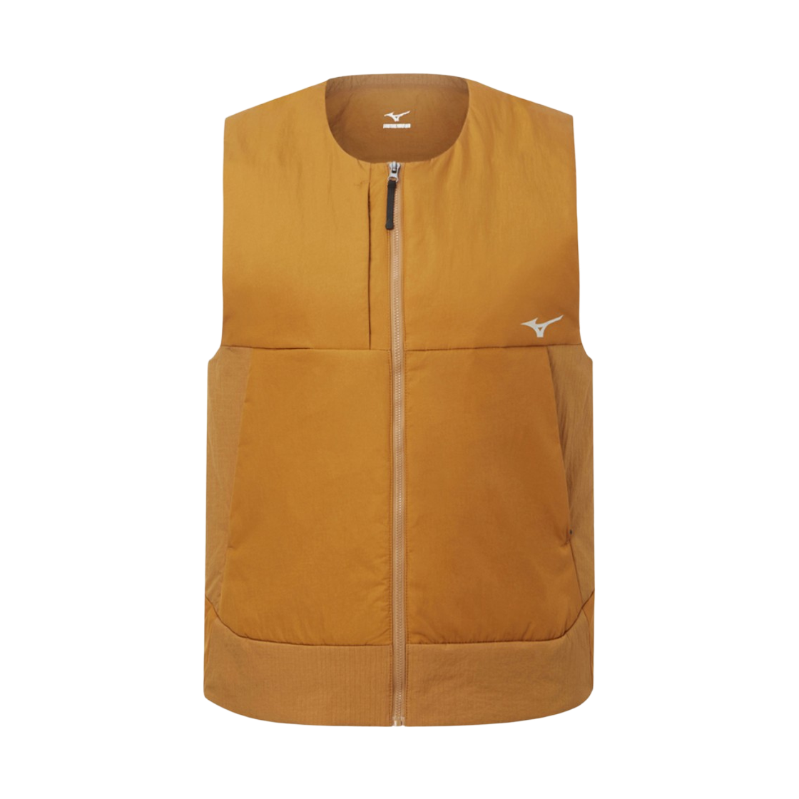 32YE460142 Mizuno Running Padding Vest Mustard