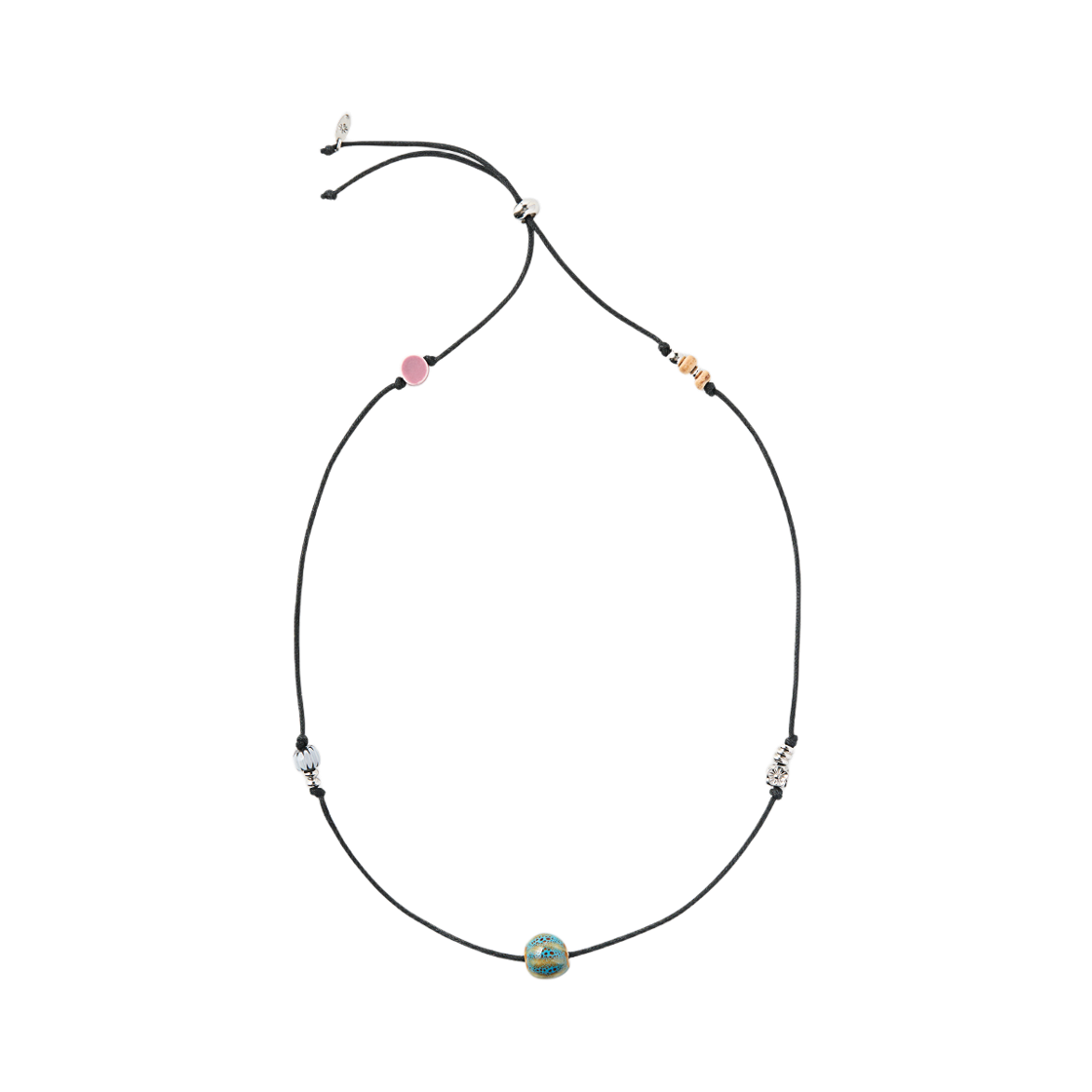 RioAN078 Riomeu Ceramic Venetian String Necklace