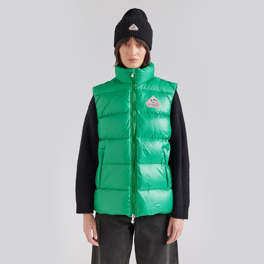 피레넥스 (24FW) 존 유니섹스 슬리브리스 다운 자켓 - 프로그(Pyrenex (24FW) JOHN Unisex Sleeveless Down Jacket - Frog) - 5