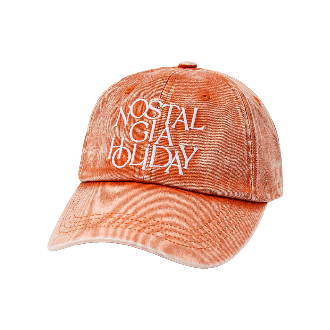 BEEHFWAC03OR Express Holiday Nostalgia Washed Ball Cap Orange
