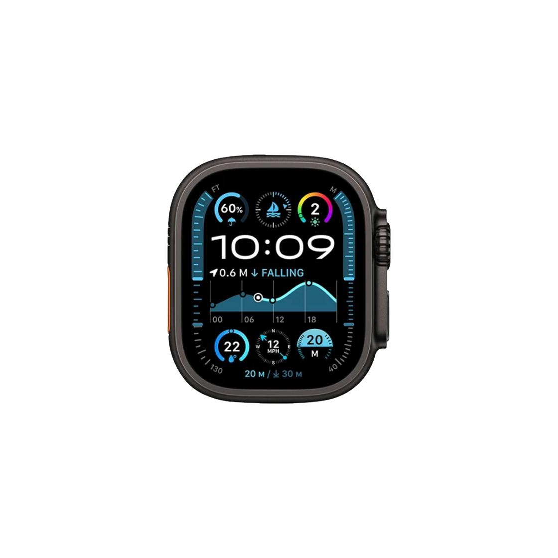 [A등급] 리퍼비시 애플워치 울트라 2 49mm 블랙 티타늄 케이스([A등급] Refurbished Apple Watch Ultra 2 49mm Black Titanium Case)