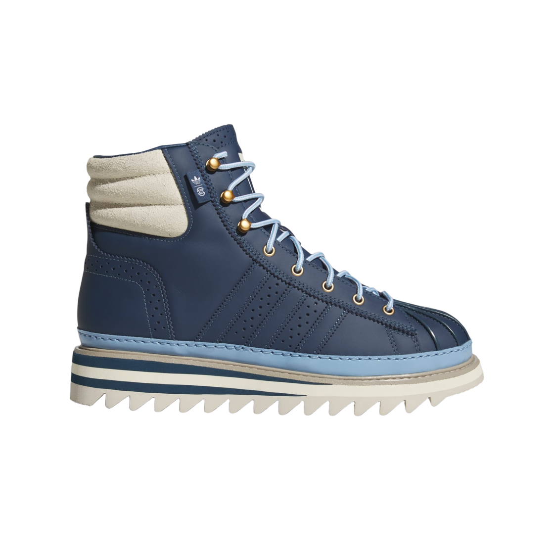 JQ1260 Adidas x Edison Chen Clot Pro Model Mineral Blue Cream White