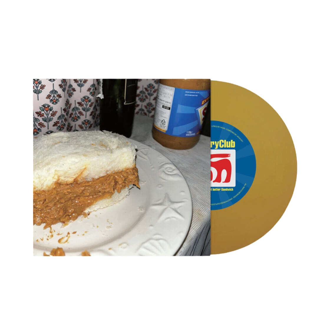 지소쿠리클럽 피넛 버터 샌드위치 LP 투명 옐로우(JisokuryClub Peanut butter Sandwich LP Transparent Yellow)