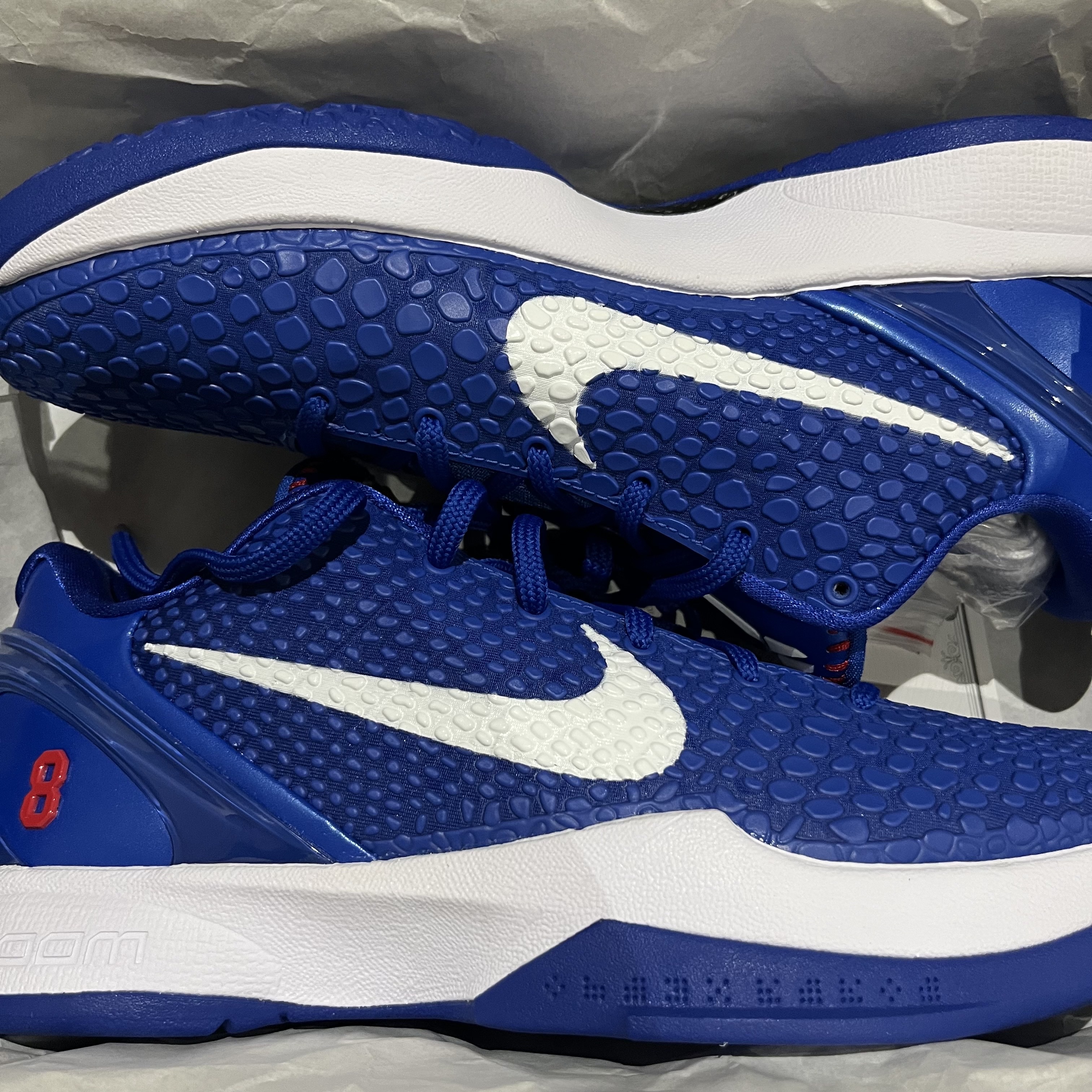 Nike Kobe 6 Protro Game Royal White 착용 스타일