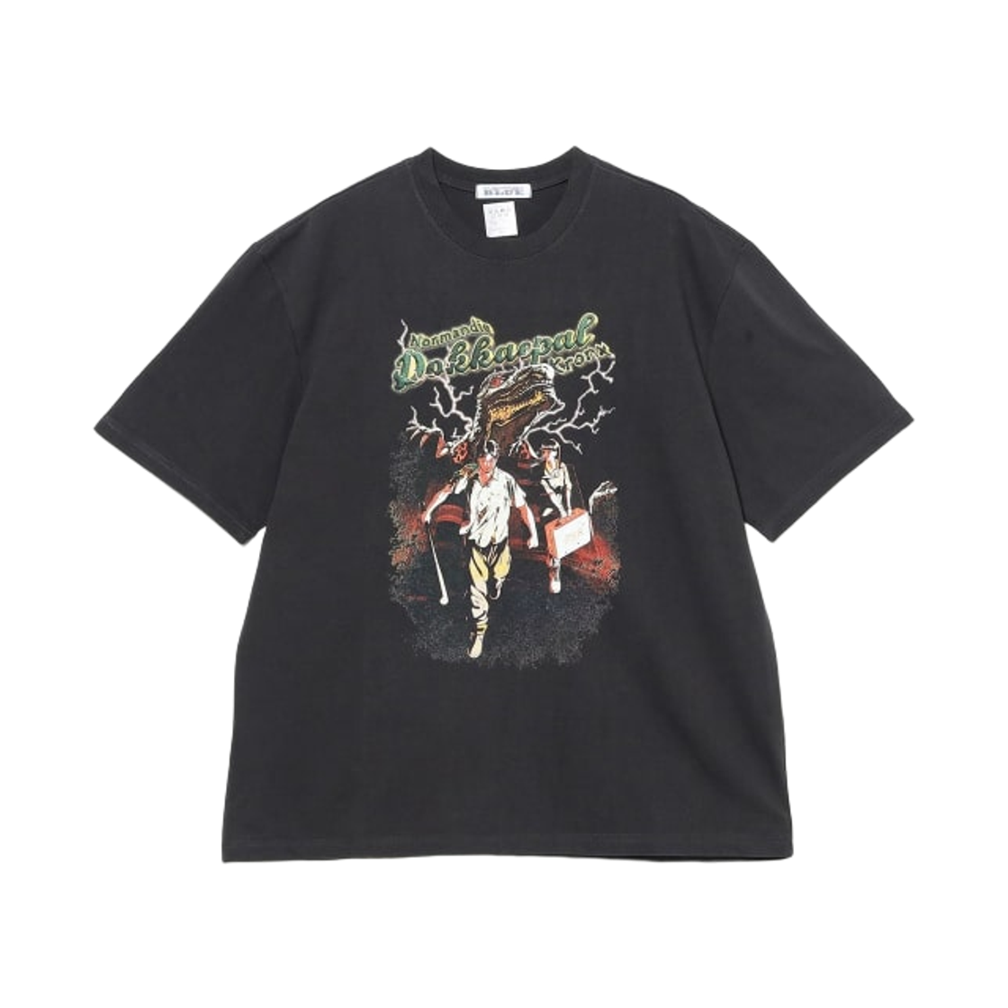 도쿄 컬쳐아트 바이 빔즈 x 나무13 컬러 티셔츠 독깨팔 차콜(Tokyo Cultuart by Beams x Tree13 Color T-Shirt Dokkaepal Charcoal)