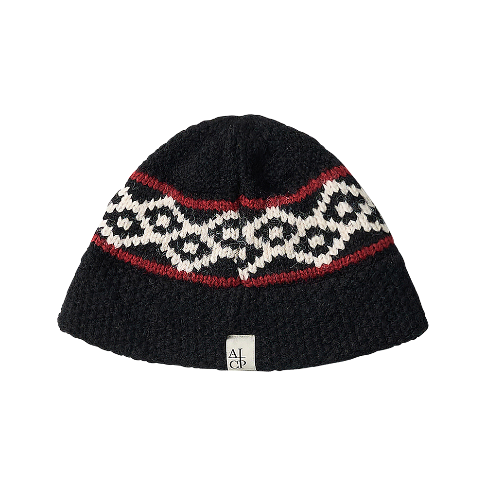 올인컴플리트 다이아몬드 자카드 버킷햇 블랙(Allincomplete Diamond Jacquard Bucket Hat Black) - 2