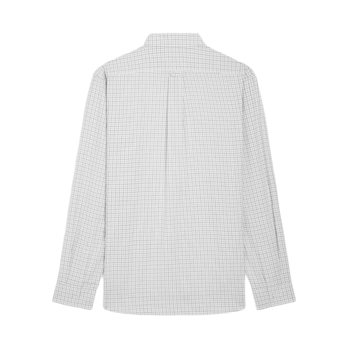 셀린느 체크 코튼 트윌 릴렉스드 셔츠 아이보리 그레이(Celine Relaxed Shirt in Checked Cotton Twill Ivory Grey) - 2