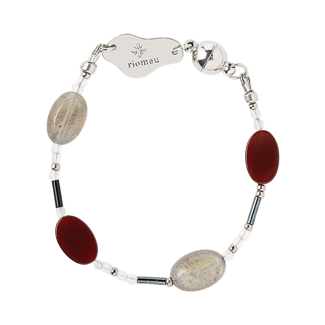 RioAB039 Riomeu Milky Way Carnelian Bracelet