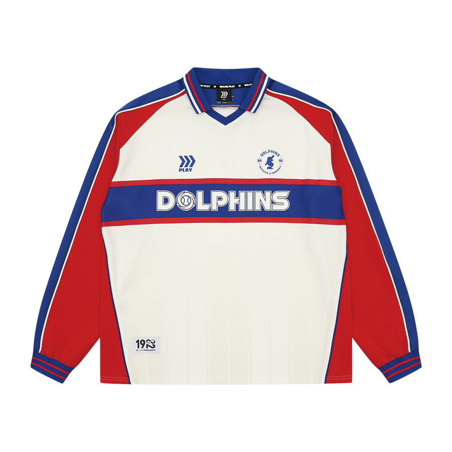 [예약배송] 윌비플레이 돌핀스 블록코어 롱슬리브([예약배송] WILLBE PLAY Dolphins Blokecore Long Sleeve)