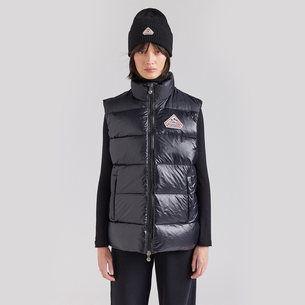 피레넥스 (24FW) 존 유니섹스 슬리브리스 다운 자켓 - 블랙(Pyrenex (24FW) JOHN Unisex Sleeveless Down Jacket - Black) - 5