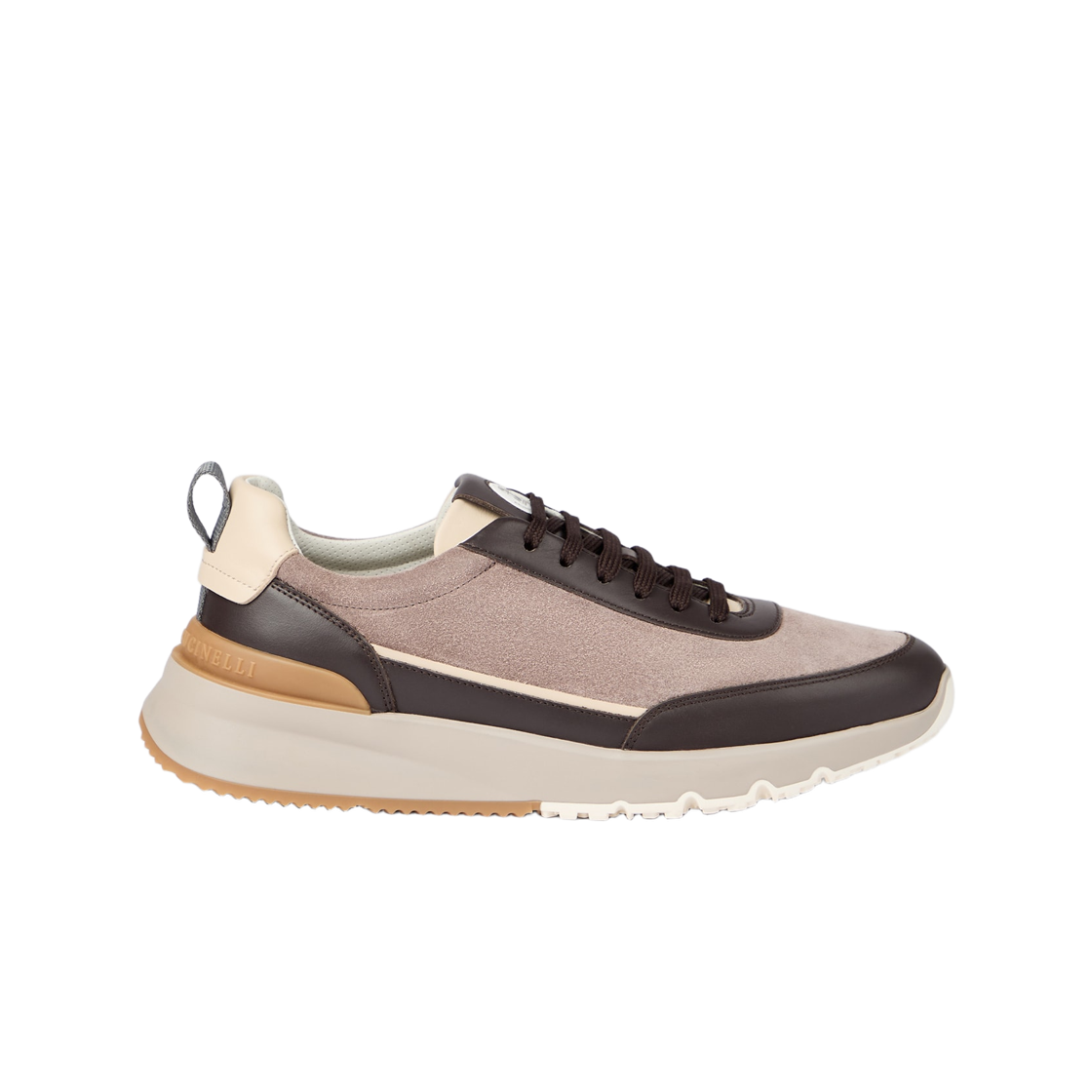 브루넬로 쿠치넬리 워시드 스웨이드 러너 라이트 브라운(Brunello Cucinelli Washed Suede Runners Light Brown) - 1