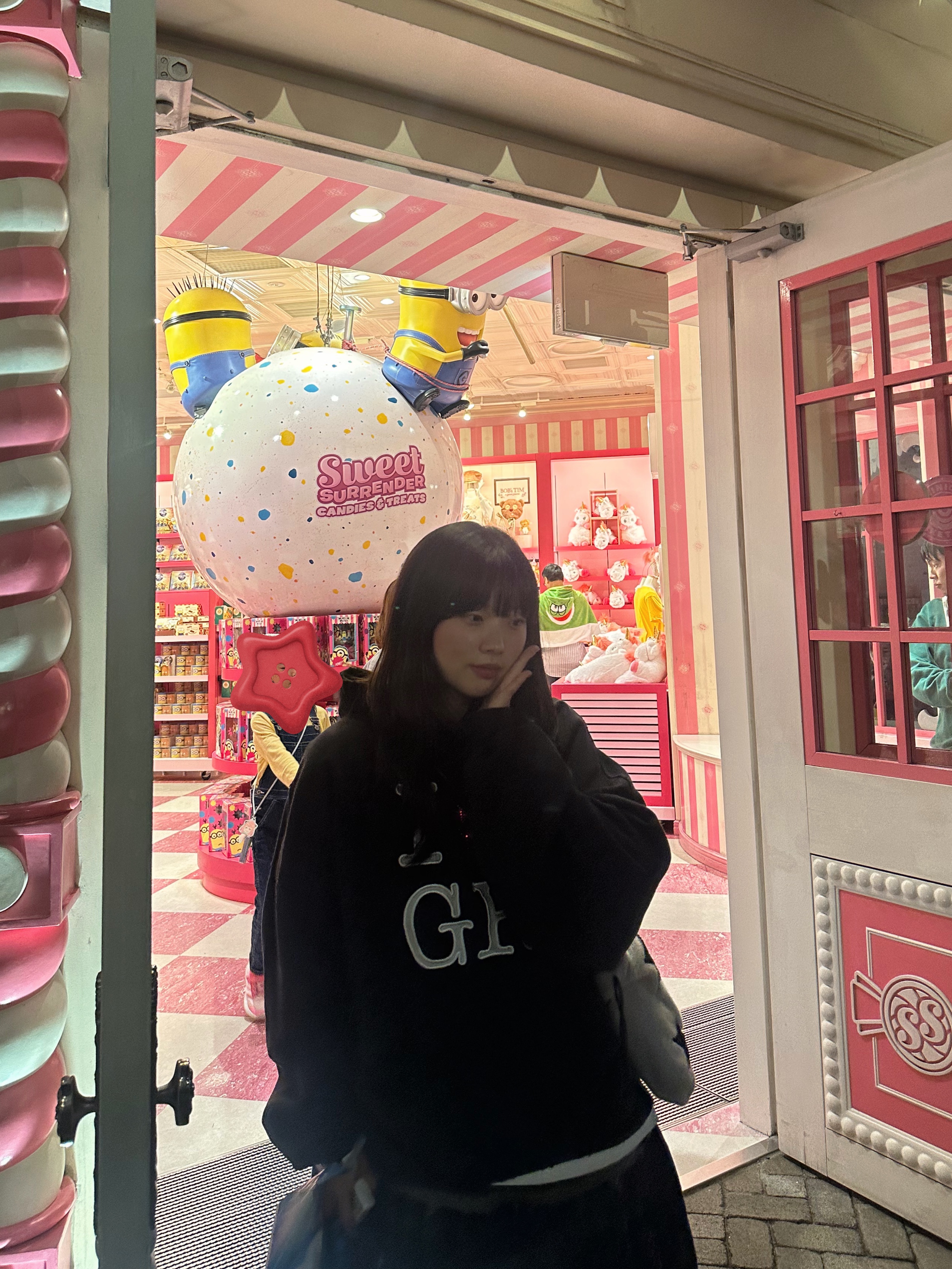 Project G/R I Love GR Hoodie Black - Haus of GR Exclusive 착용 스타일 - 1