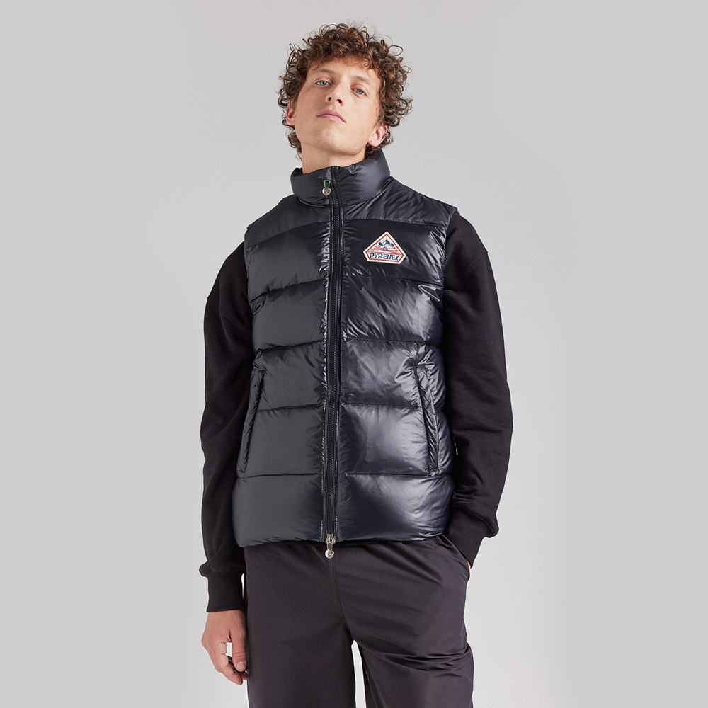 피레넥스 (24FW) 존 유니섹스 슬리브리스 다운 자켓 - 블랙(Pyrenex (24FW) JOHN Unisex Sleeveless Down Jacket - Black) - 4