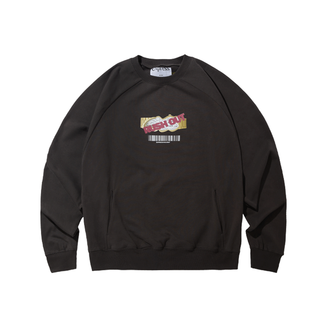 익스프레스 홀리데이 러쉬아웃 타임 스웨트셔츠 차콜(Express Holiday Rush-Out Time Sweatshirt Charcoal)