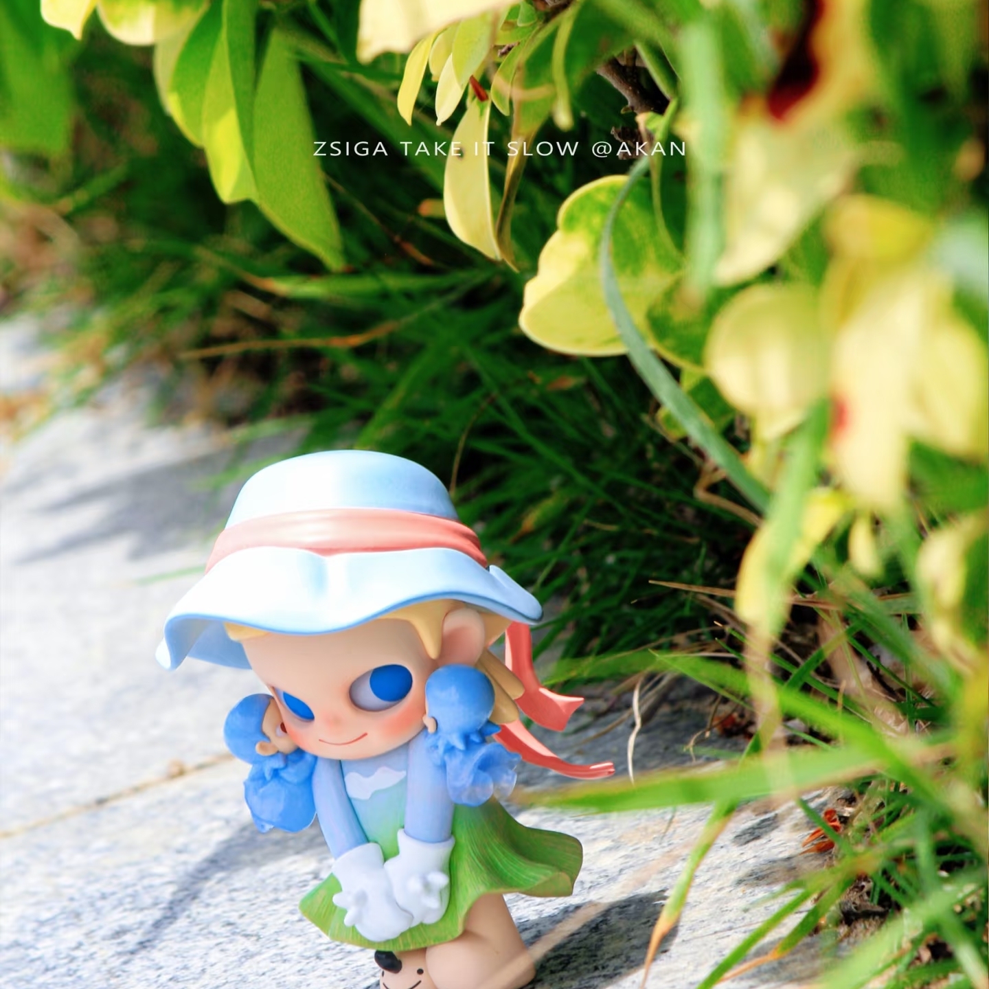 Pop Mart Zsiga Take It Slow Series Figures Wind's Kiss (Opened Case) 착용 스타일 - 5