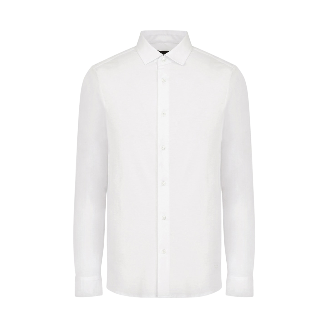 8N1CG11JUVZ0100 Emporio Armani ASV Lyocell Jersey Shirt White