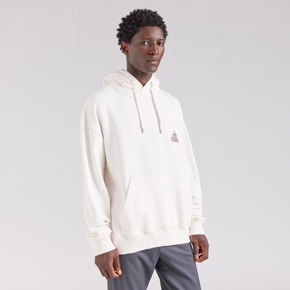 피레넥스 (24FW) 저니 후디 인 오가닉 코튼 - 착(Pyrenex (24FW) JOURNEY Hoodie in organic cotton - Chalk) - 2