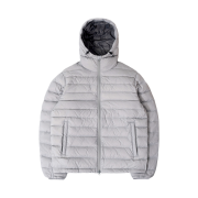 QT8 GARMENTS Duck Down Lightweight Jacket Light Grey