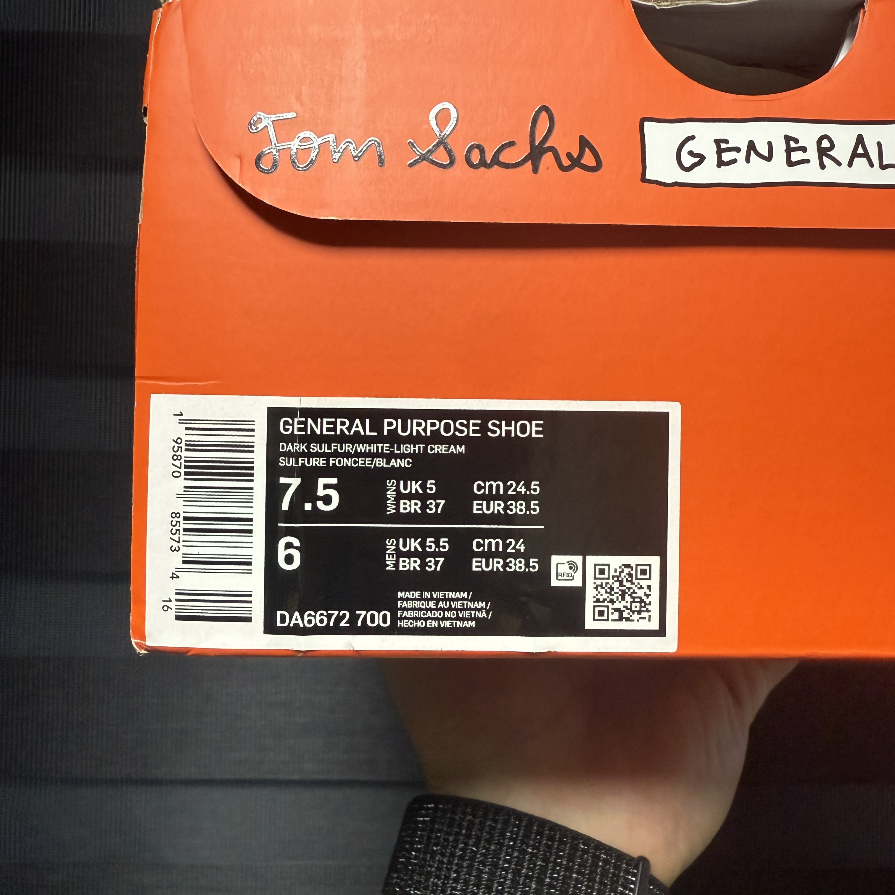 Nike x Tom Sachs General Purpose Shoe Archive 착용 스타일 - 2
