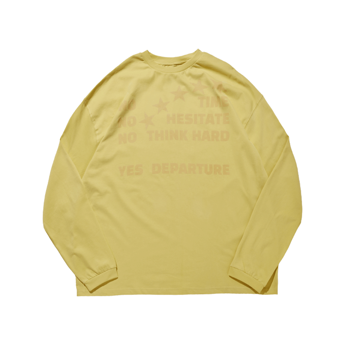 BEEHFWTS01YE Express Holiday Yes Departure Longslevee Yellow