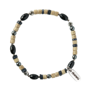 Riomeu Oval Onyx Agate Bracelet