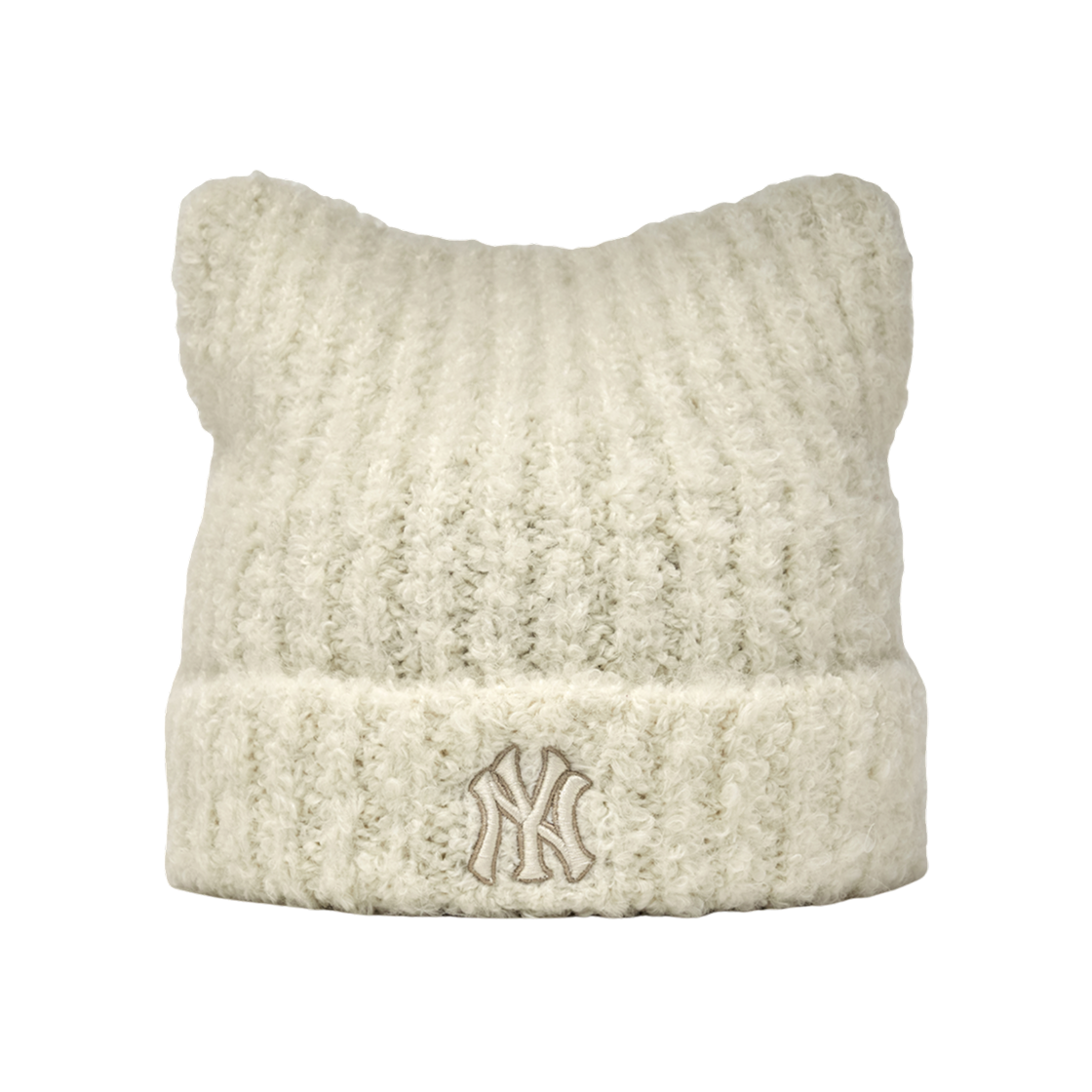 MLB 플러시 미야옹 비니 크림(MLB Plush Meowing Beanie Cream)
