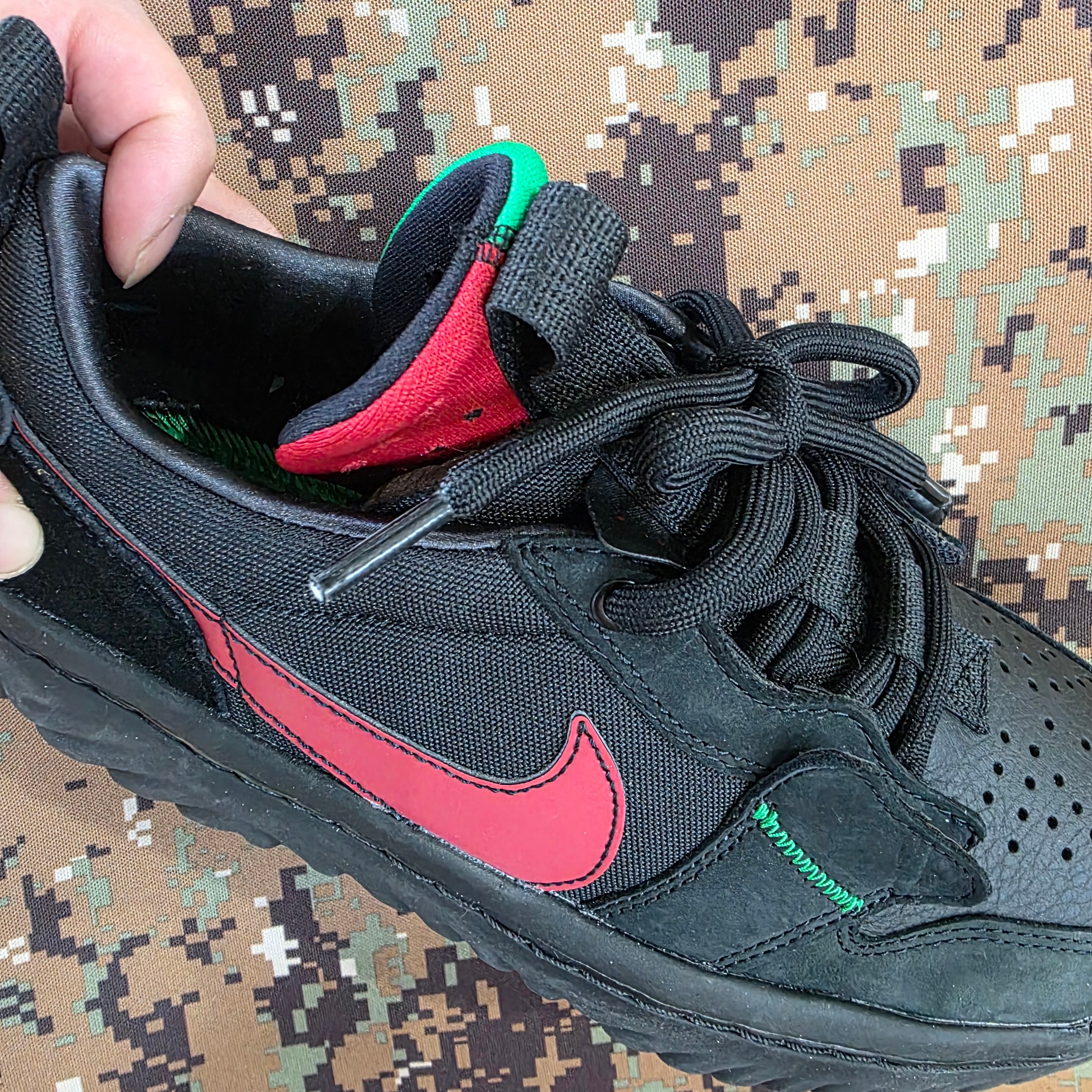 Jordan 1 x Ghetto Gastro Low React Fearless 착용 스타일