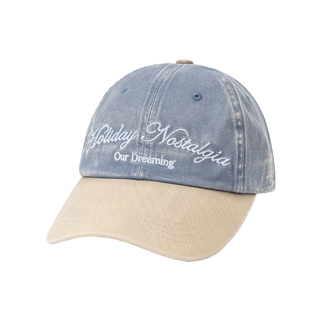 BEEHFWAC04DB Express Holiday Our Dreaming Washed Ball Cap Dusty Blue