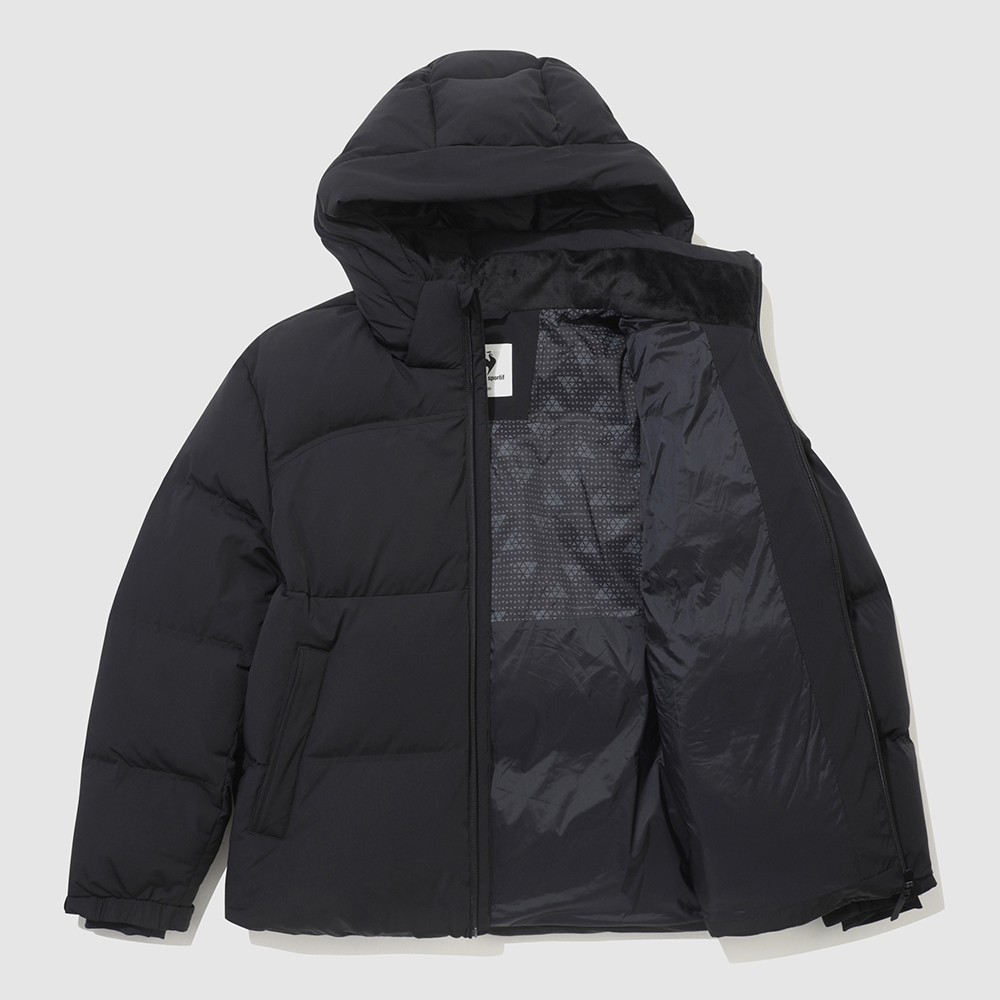 르꼬끄 스포르티브 유니 레귤러핏 벤쳐 구스 숏다운자켓 - 블랙 QQ423EDJN1(le coq sportif Venture Goose Short Down Jacket Black) - 5