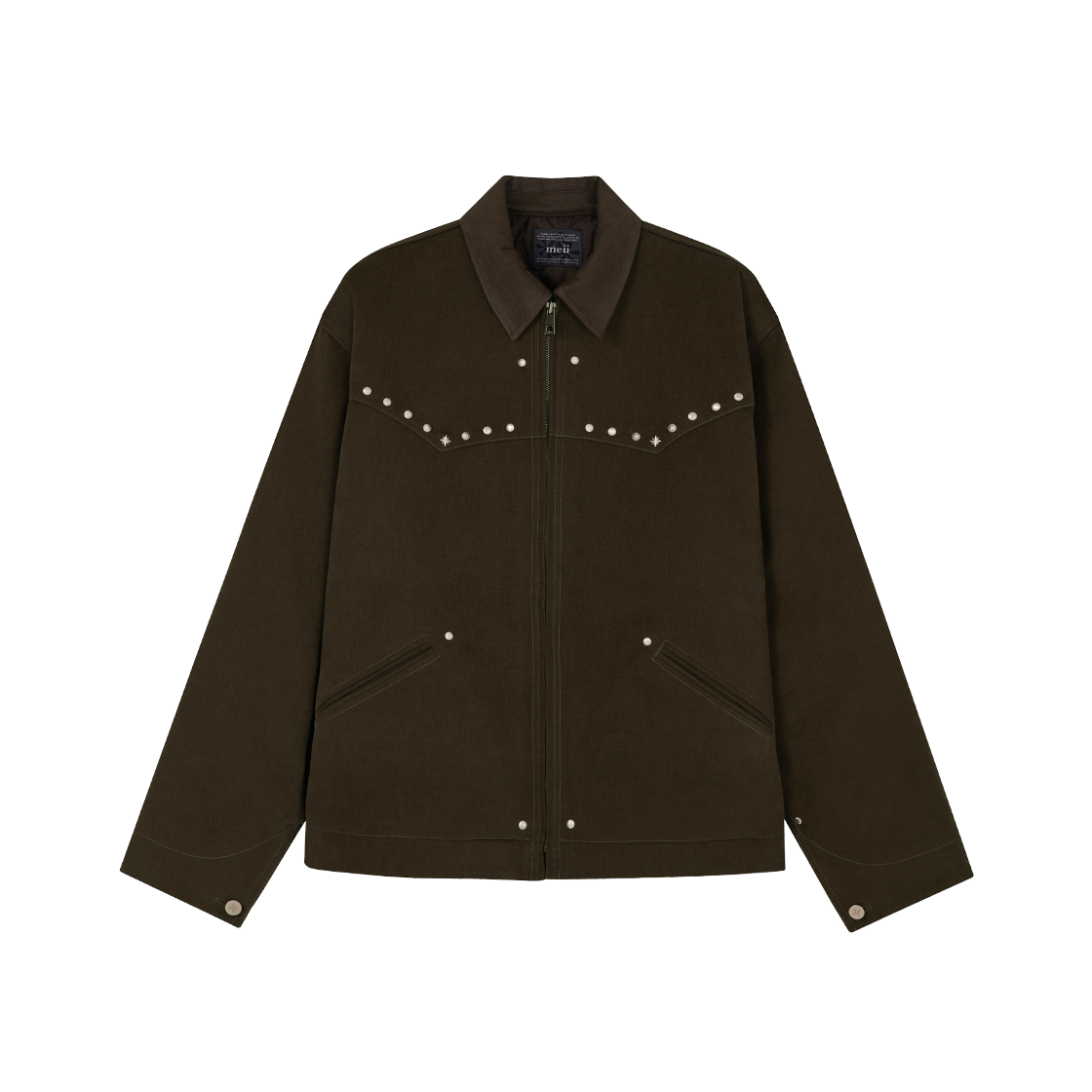 리오므 웨스턴 워크 자켓 브라운(Riomeu Western Twill Washed Work Jacket Brown)