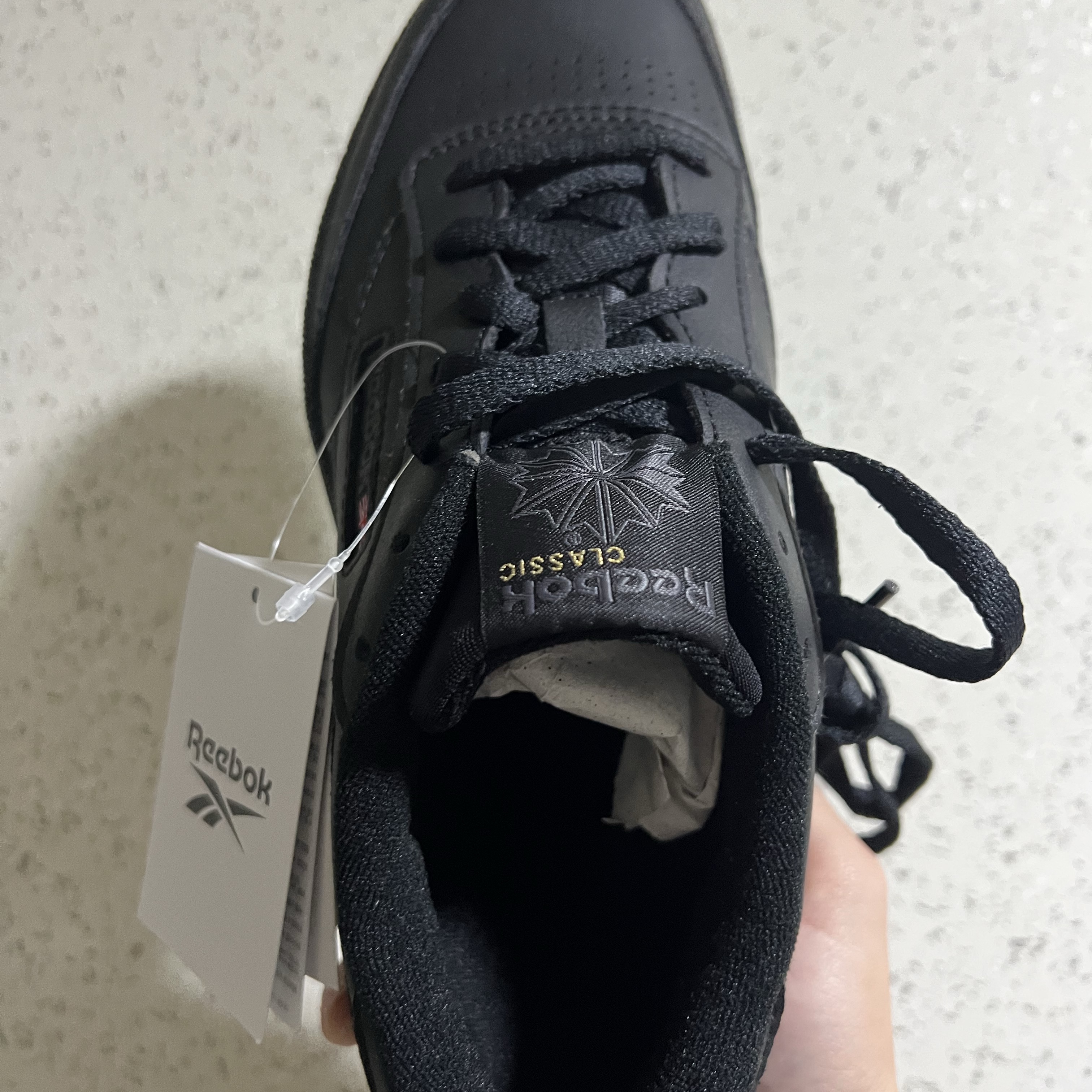 Reebok Club C 85 Black 착용 스타일 - 3