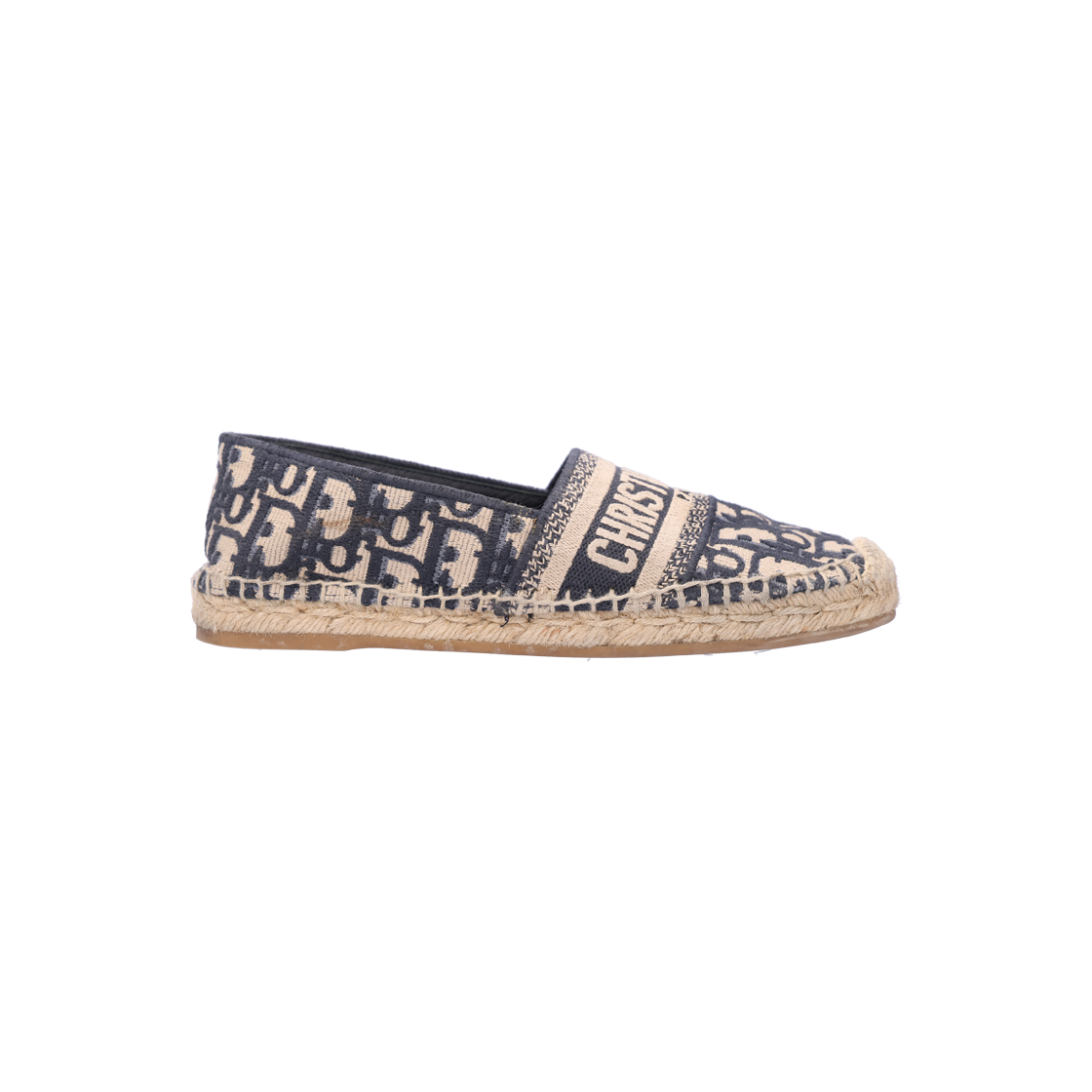 IT7UGOIWEW5H Dior Grandville Espadrille Oblique Jacquard Blue 35