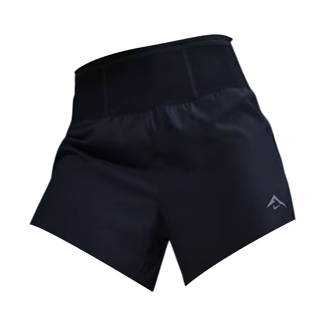 HM0281-010 (W) Nike Trail Dri-Fit Brief Lined Running Shorts Black White - Asia
