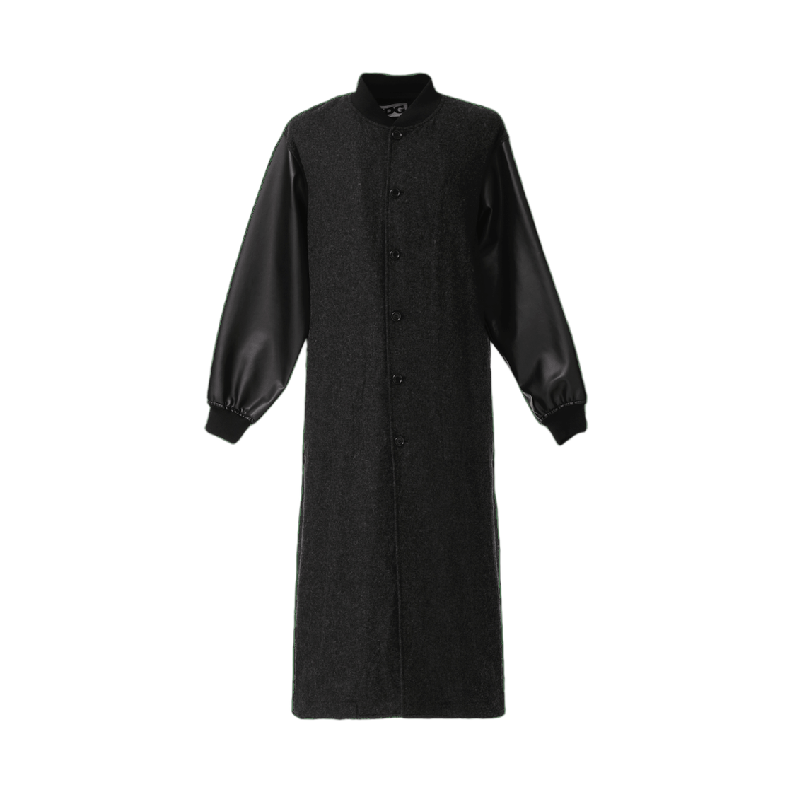 SZ-C003-051-1 CDG 1986 Staff Wool Coat Black