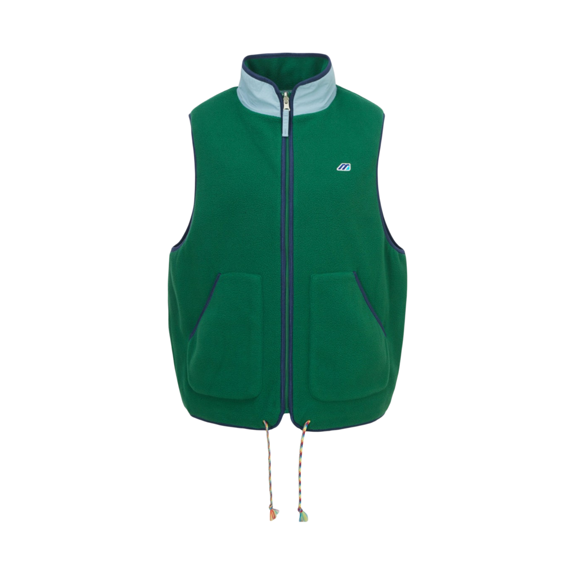 32YE5G8135 Mizuno Monogram M Reversible Vest Green