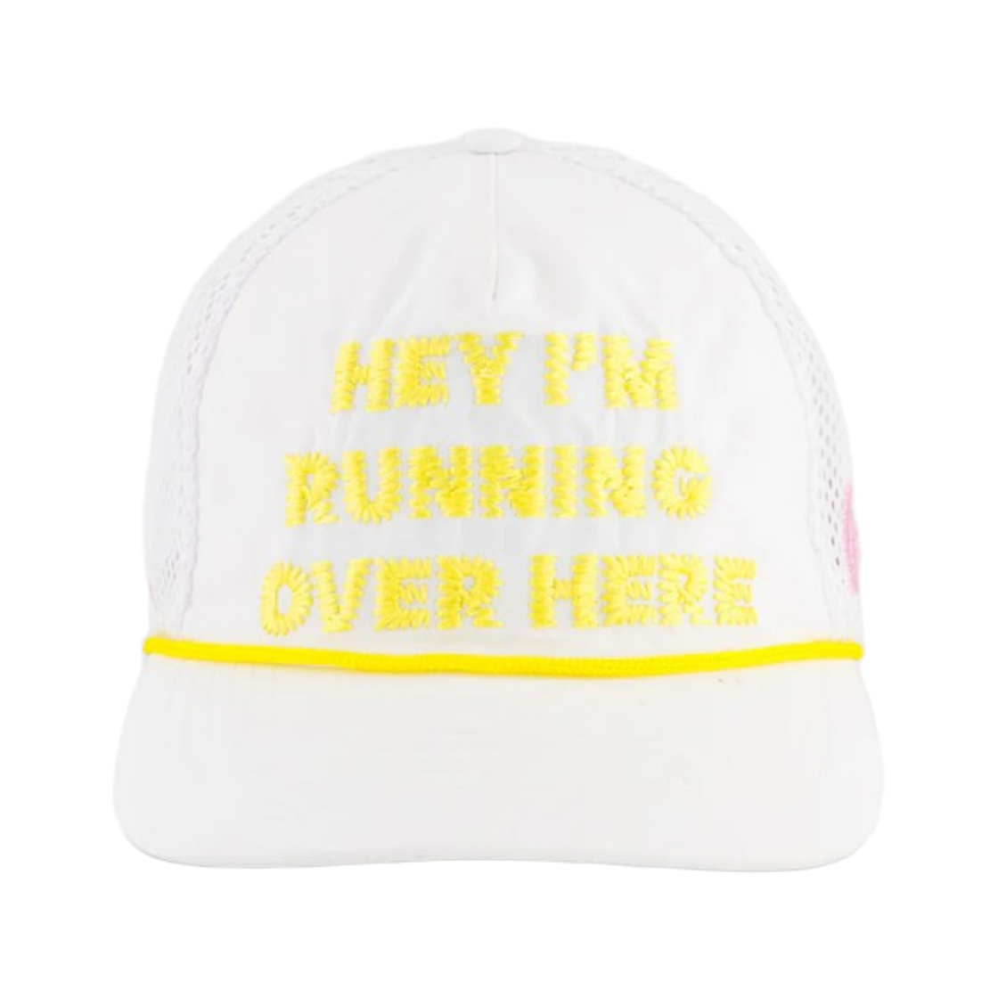 알렉스 조노 헤이, 아임 러닝 오버 히어 트러커 화이트(Alex Zono Hey, I'm Running Over Here Trucker White)