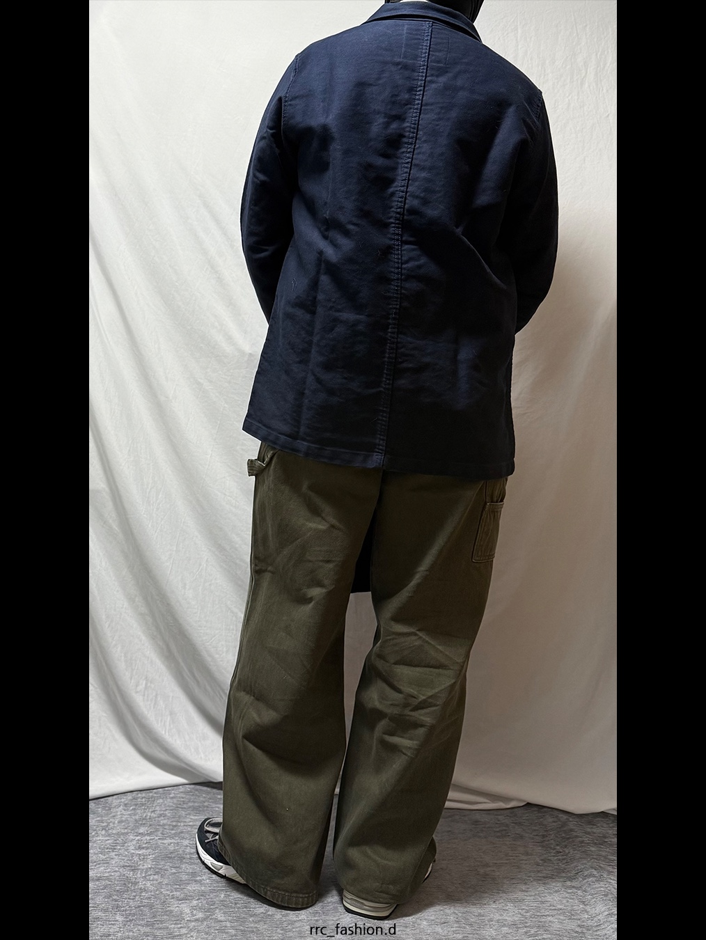 New Balance 991 Made in UK Navy 착용 스타일 - 3