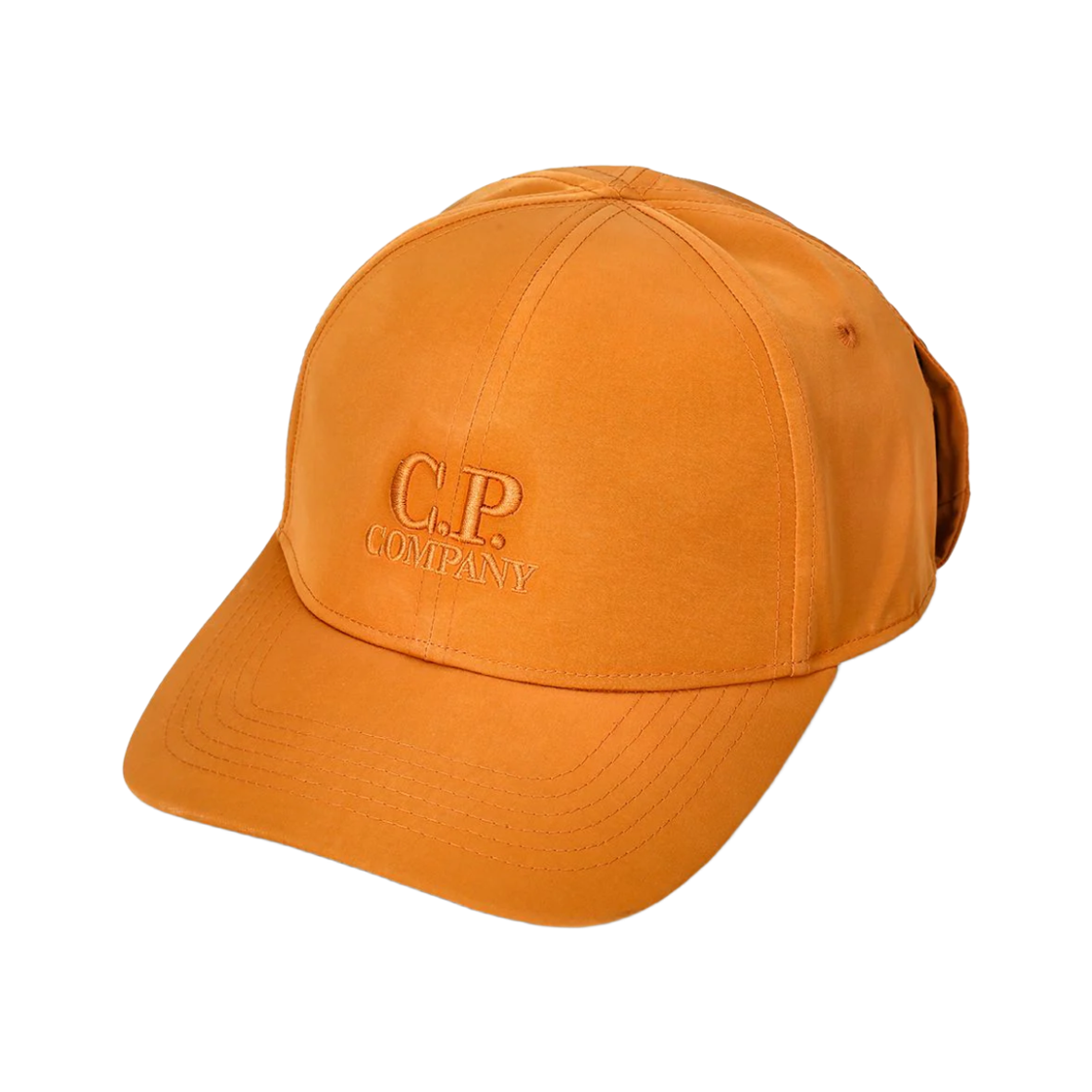 19CMAC116A005904A434 C.P. Company Chrome-R Goggle Cap Russet Orange - 25FW
