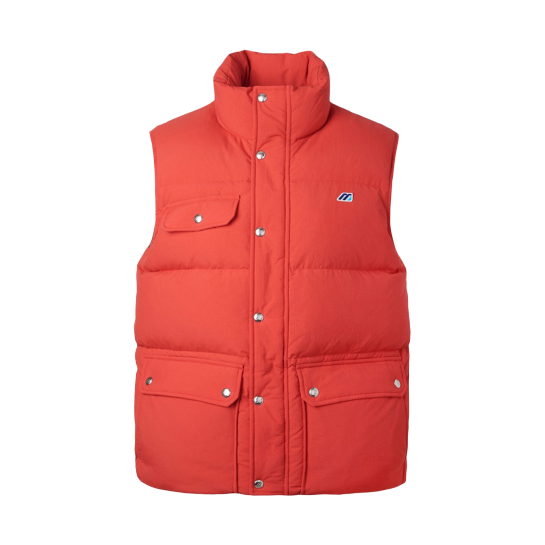 32YE468162 Mizuno Monogram M Down Vest Red