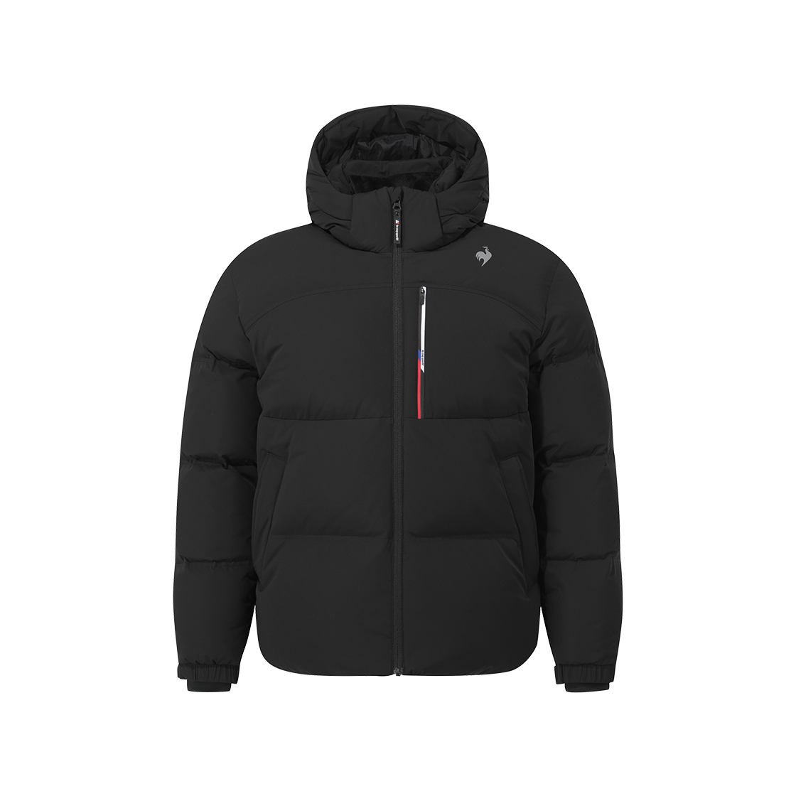 르꼬끄 스포르티브 유니 레귤러핏 벤쳐 구스 숏다운자켓 - 블랙 QQ423EDJN1