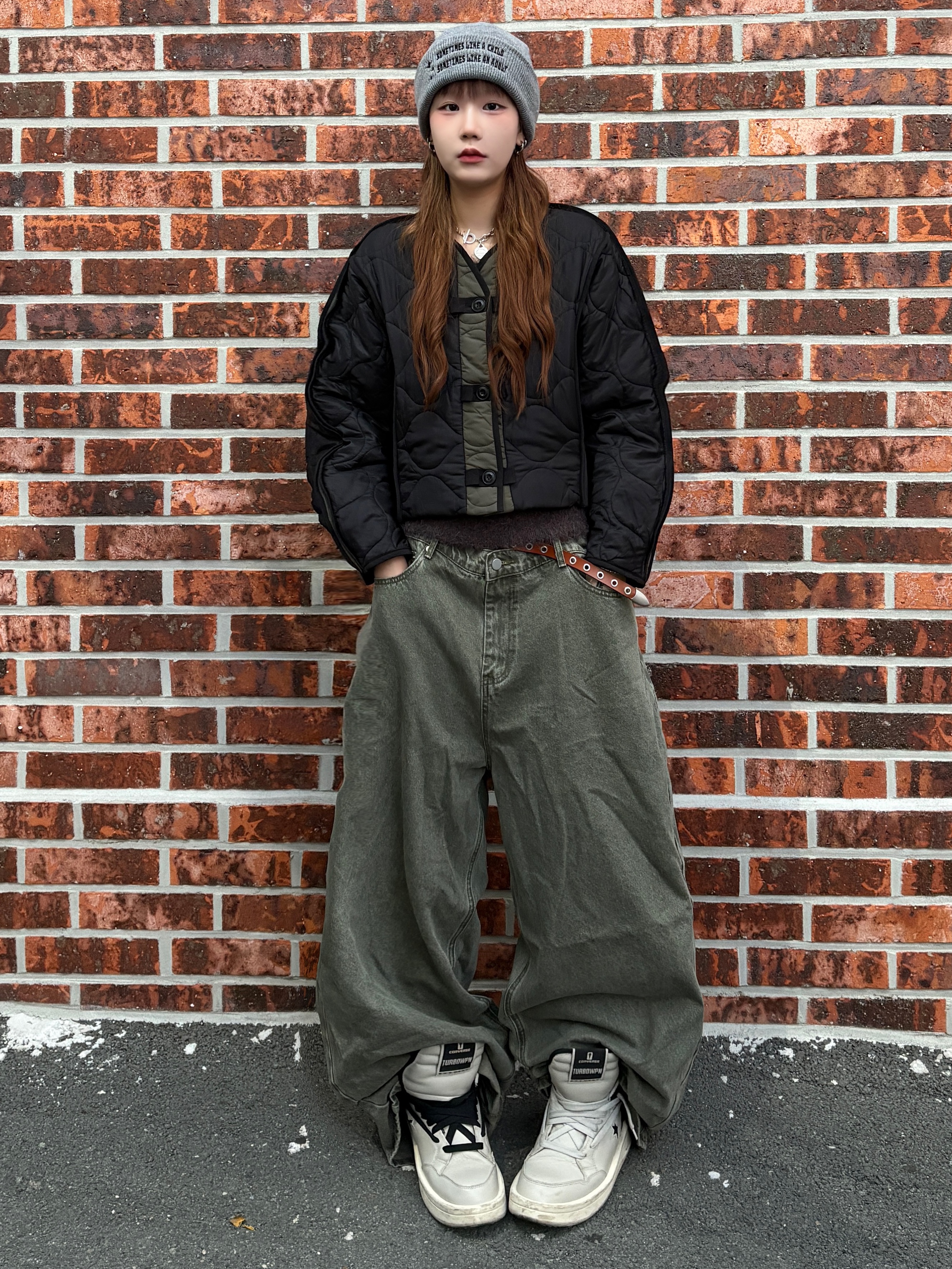 Converse x Drkshdw Turbowpn Pelican 착용 스타일 - 1