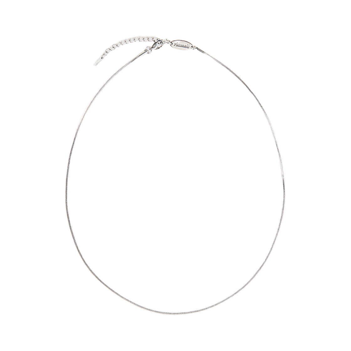 리오므 스퀘어 스네이크 체인 목걸이 2.0mm