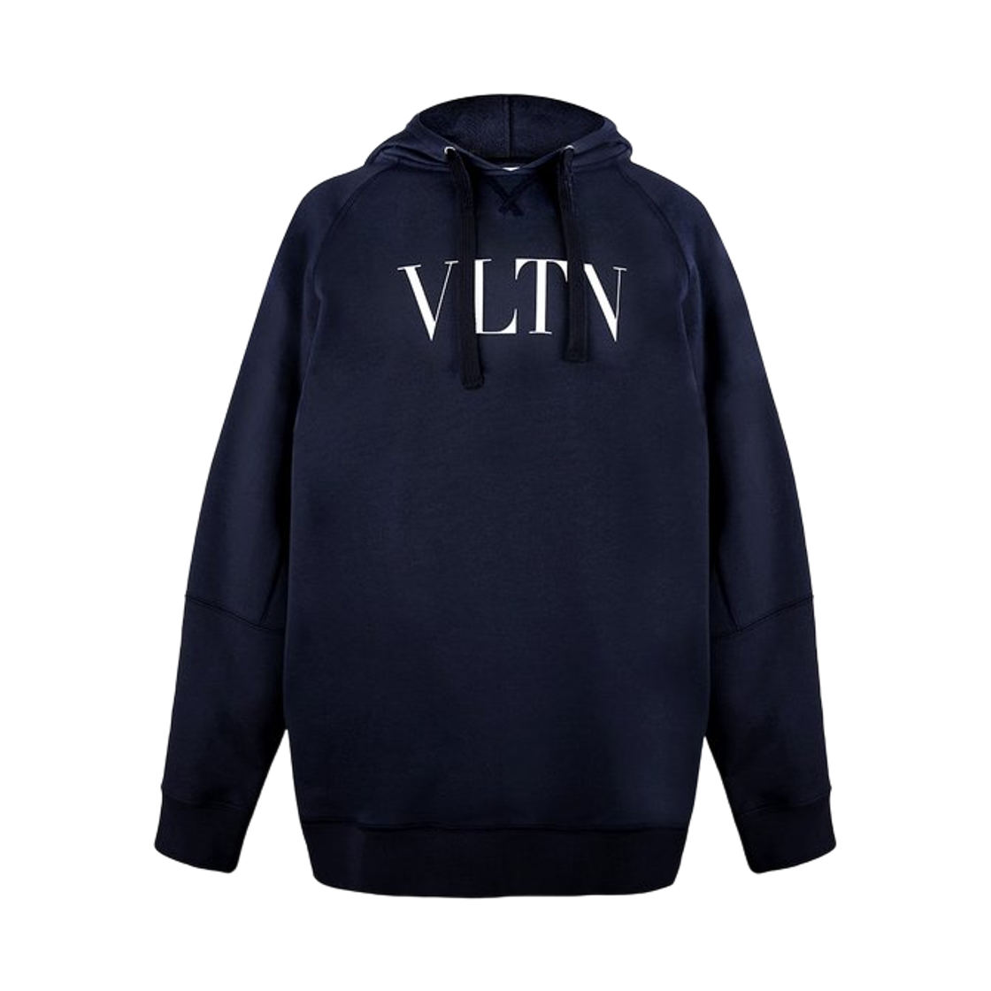 발렌티노 VLTN 로고 후드 스웨트셔츠 네이비(Valentino VLTN Logo Hooded Sweatshirt Navy)